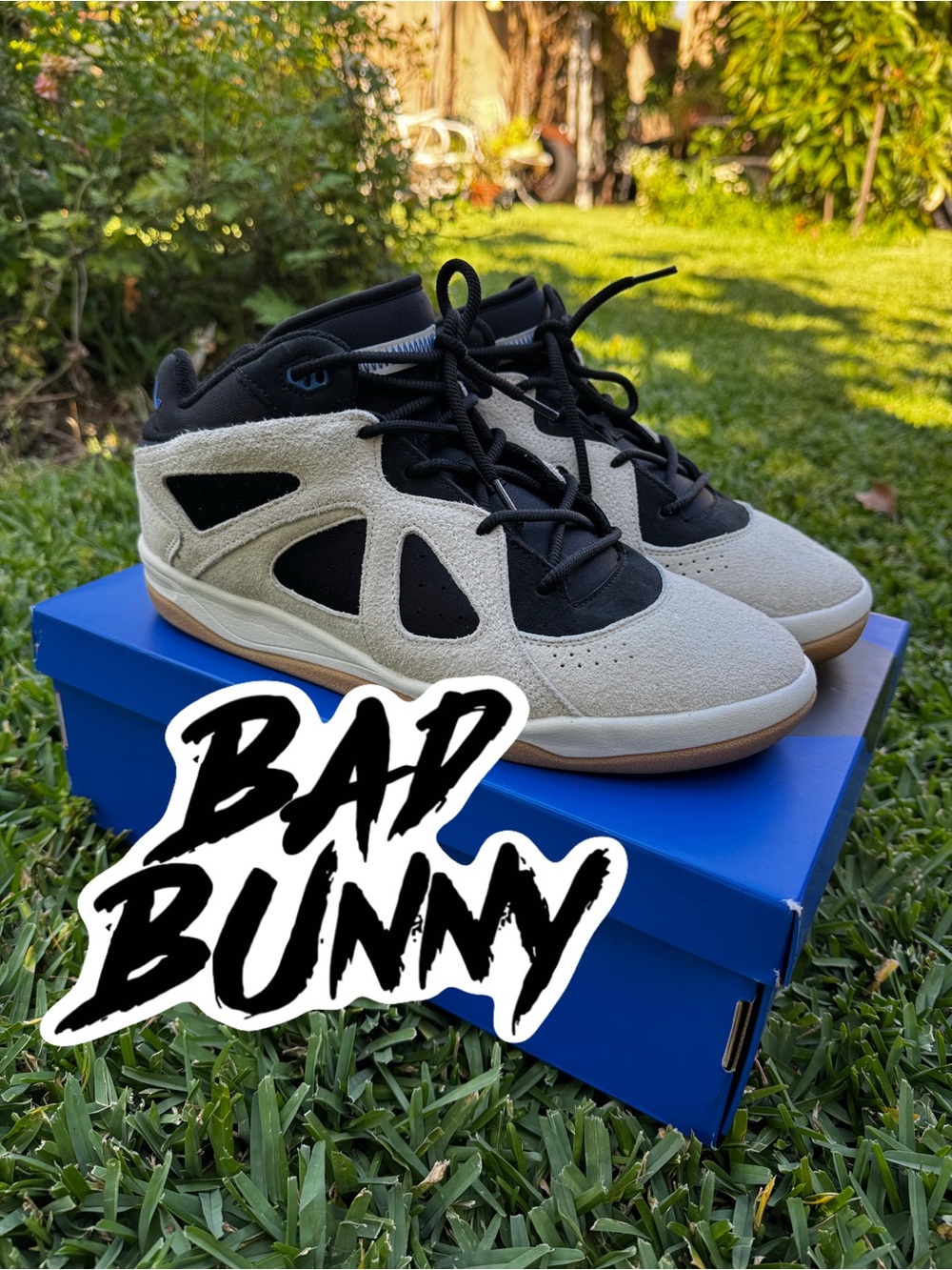 Adidas x Bad Bunny - “Bad Bo 1.0 Rise” - black/white (M 10 / W 11.5)